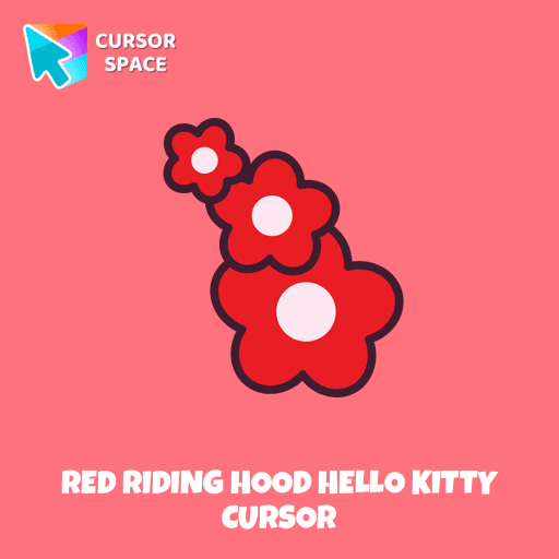 Red Riding Hood Hello Kitty cursor pointer cursor